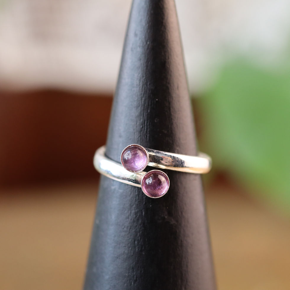 Miniature : BAGUE ASTERIA ARGENTEE