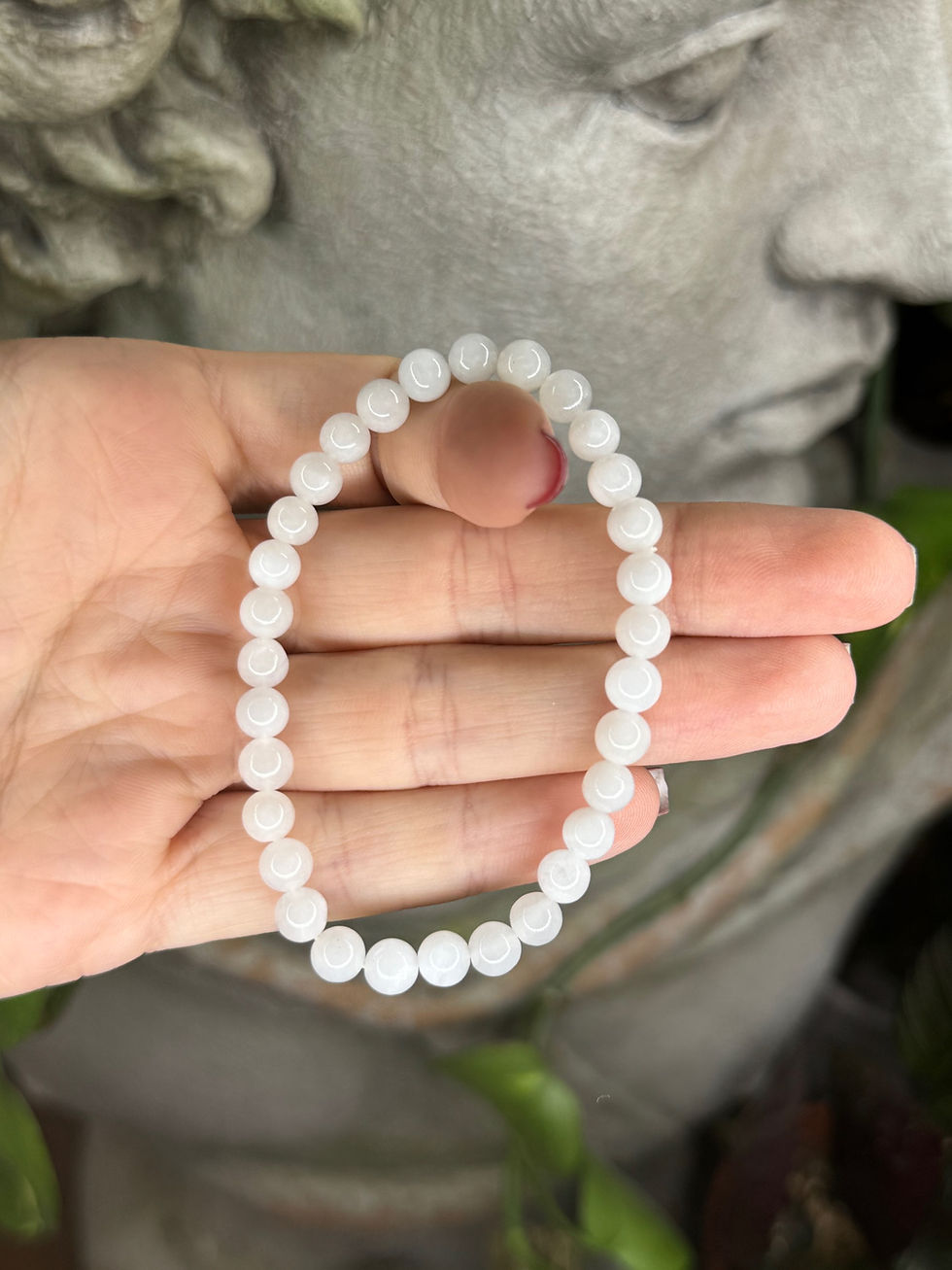 BRACELET PIERRE DE LUNE ARC EN CIEL