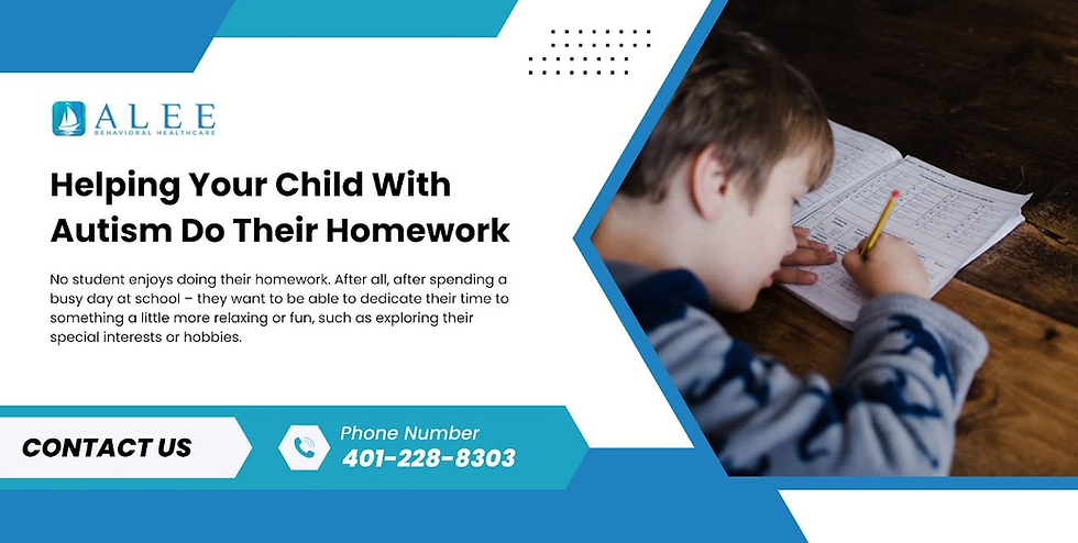 Helping Your Child With Autism Do Their Homework