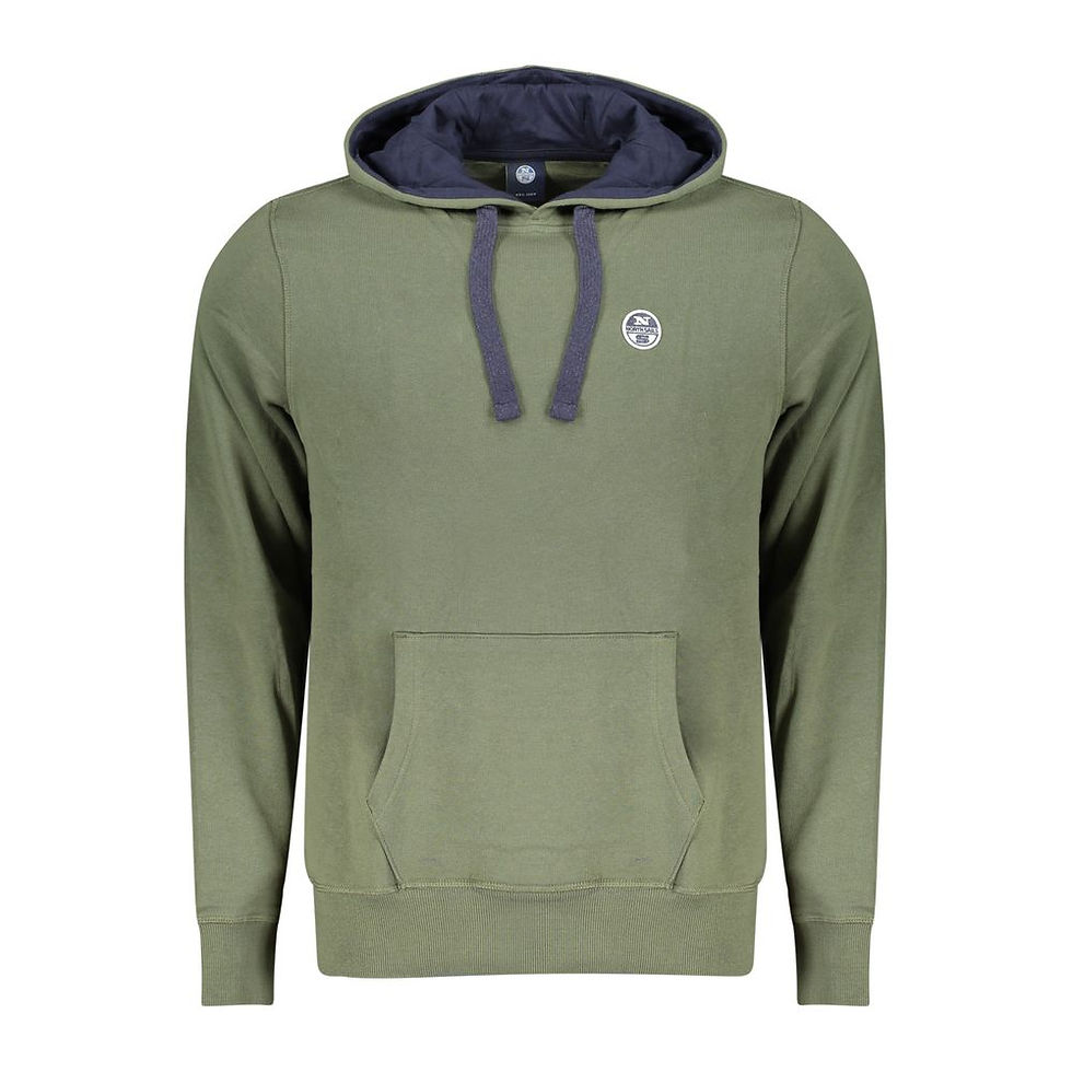 North Sails Verde Cotton Men Hoodie