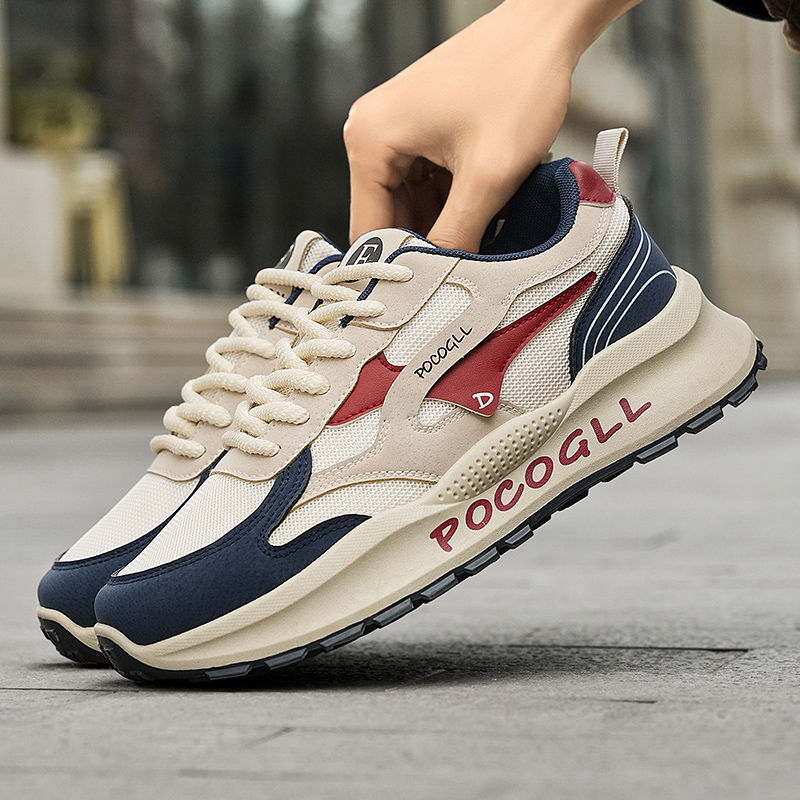 Miniatura: Nuove scarpe sportive casual di grandi dimensioni, antiscivolo e traspiranti