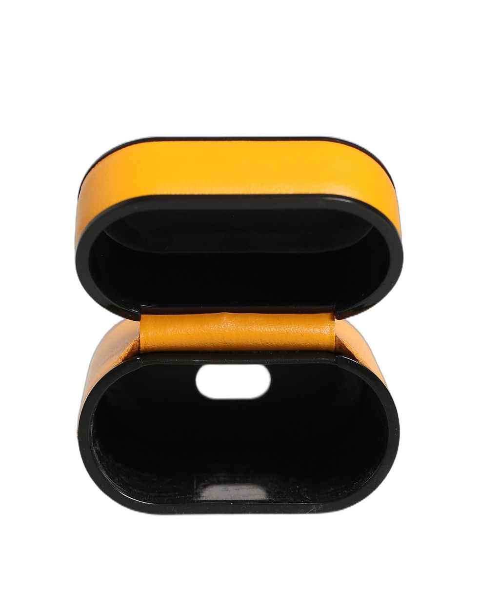 Miniatura: Dolce & Gabbana Case Yellow Calf Leather Logo Flip Holder Strap Airpods