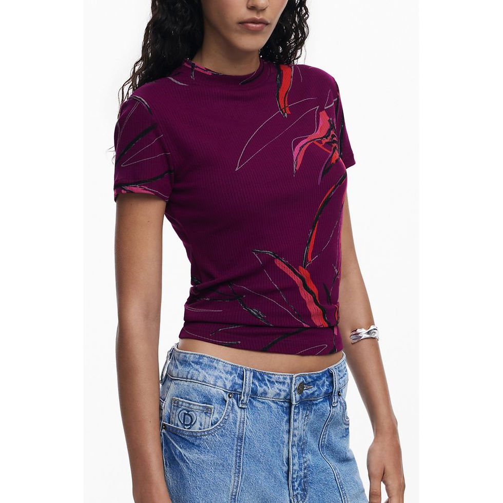 Desigual Viola Viscose Women T-Shirt