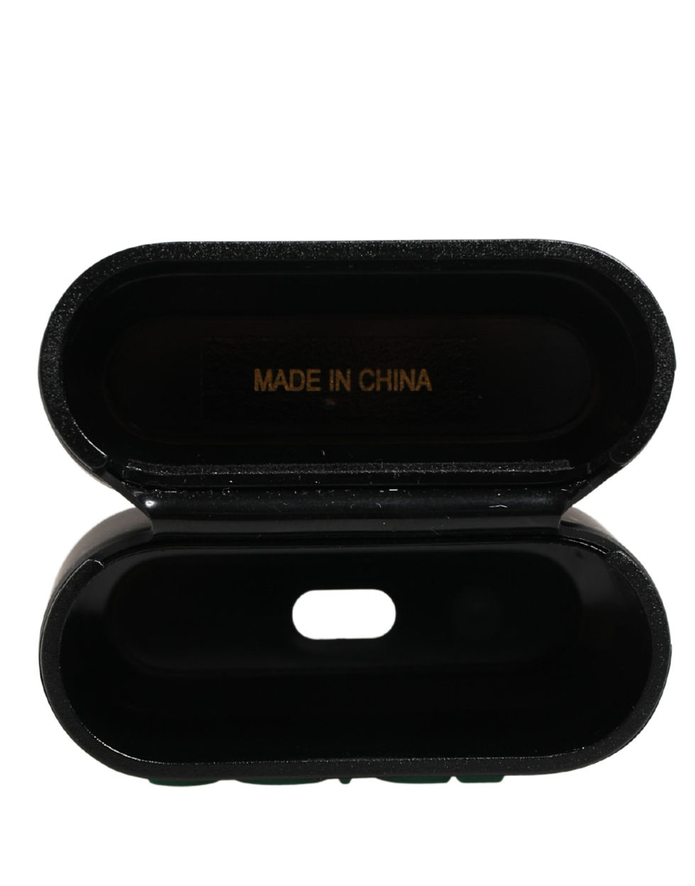 Miniatura: Dolce & Gabbana Black PVC Embossed Logo Flip Holder Women Airpods Case