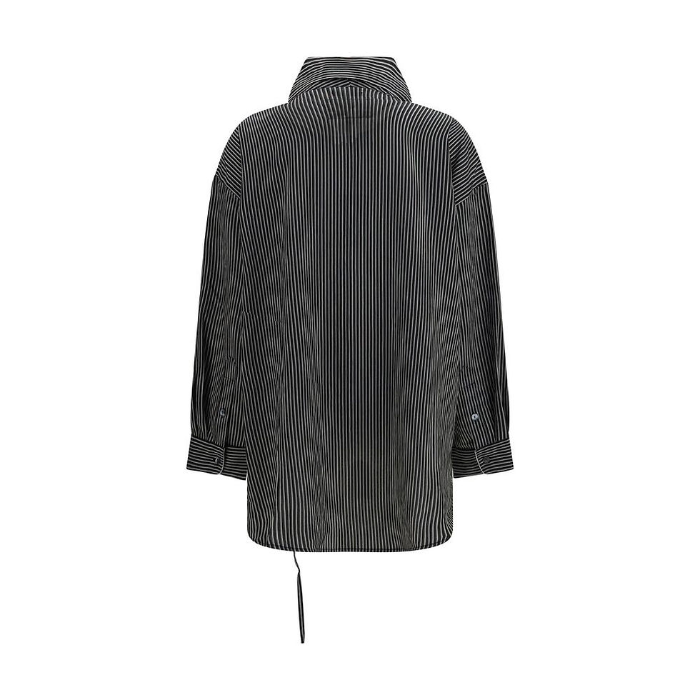Miniatura: R13 Black Viscose Shirt
