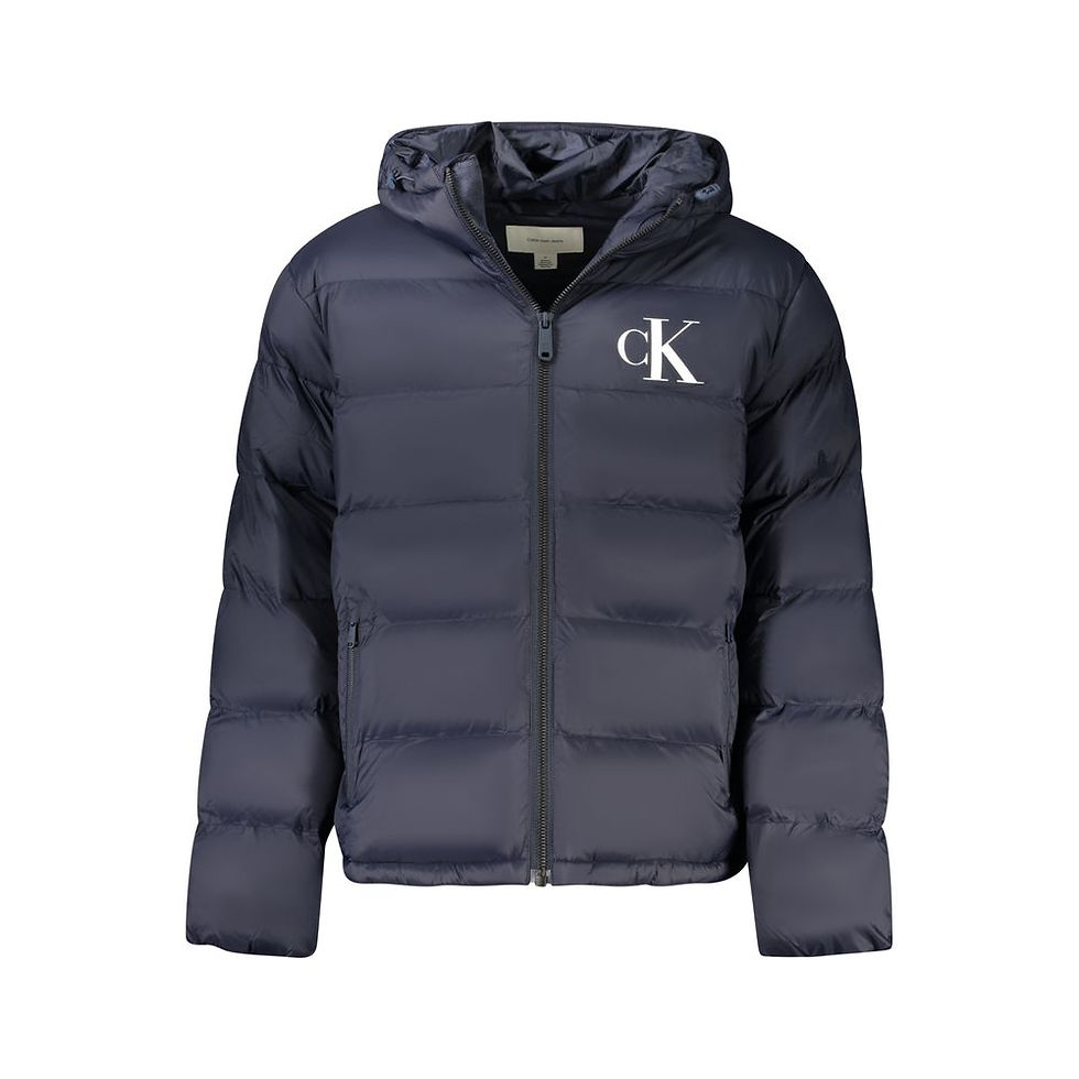 Calvin Klein Blu Poliammide Men's Jacket