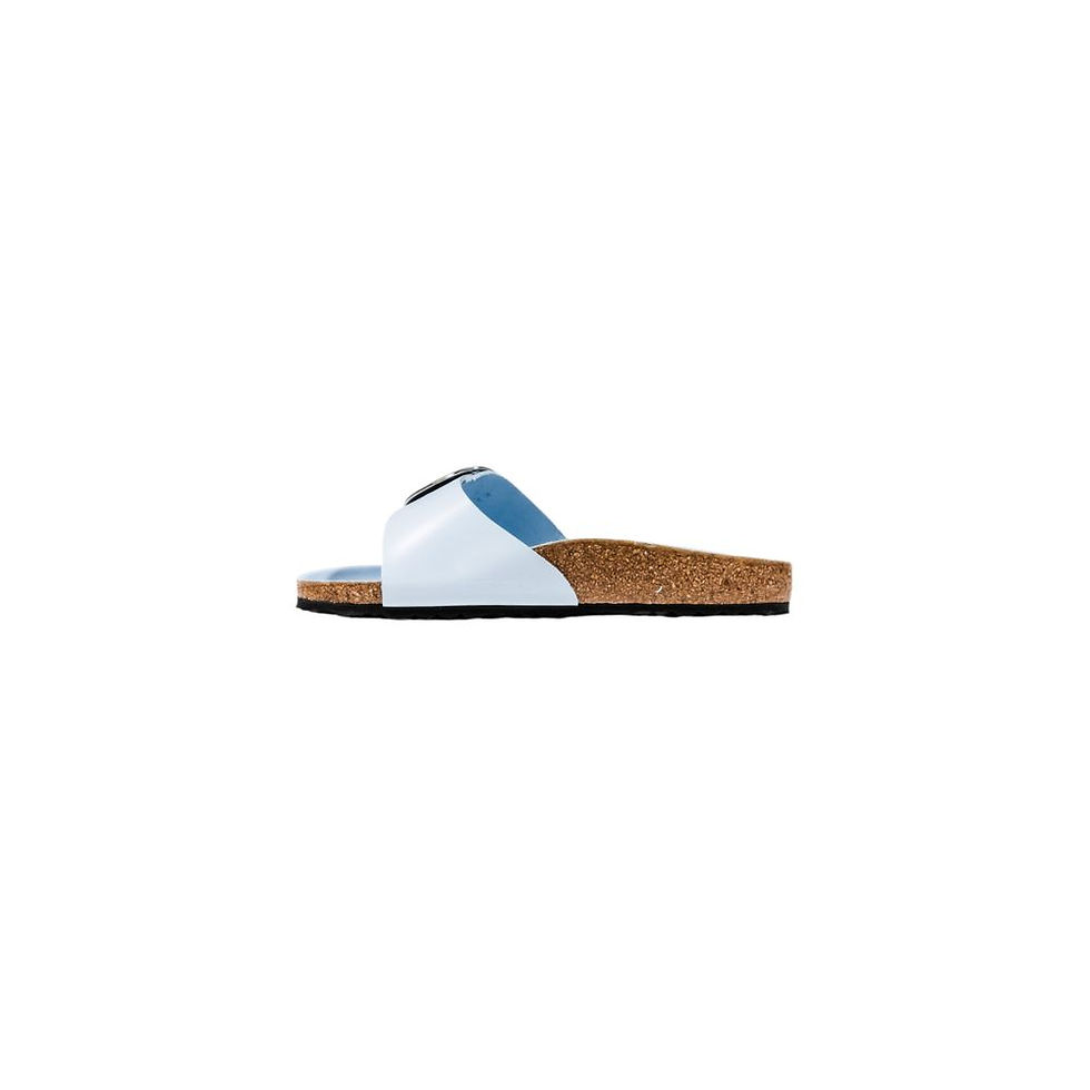 Miniatura: Birkenstock Blue Artificial Leather Flat Sandals
