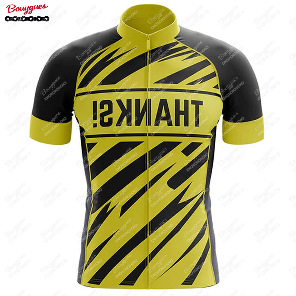 Miniatura: Maglia da ciclismo di sicurezza da 3 piedi per uomo manica corta riflettente MTB