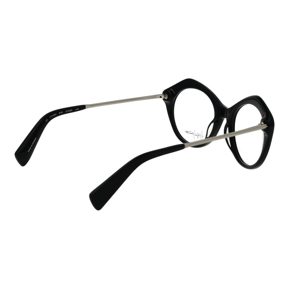 Miniatura: Yohji Yamamoto Black Acetate Glasses (Frames)