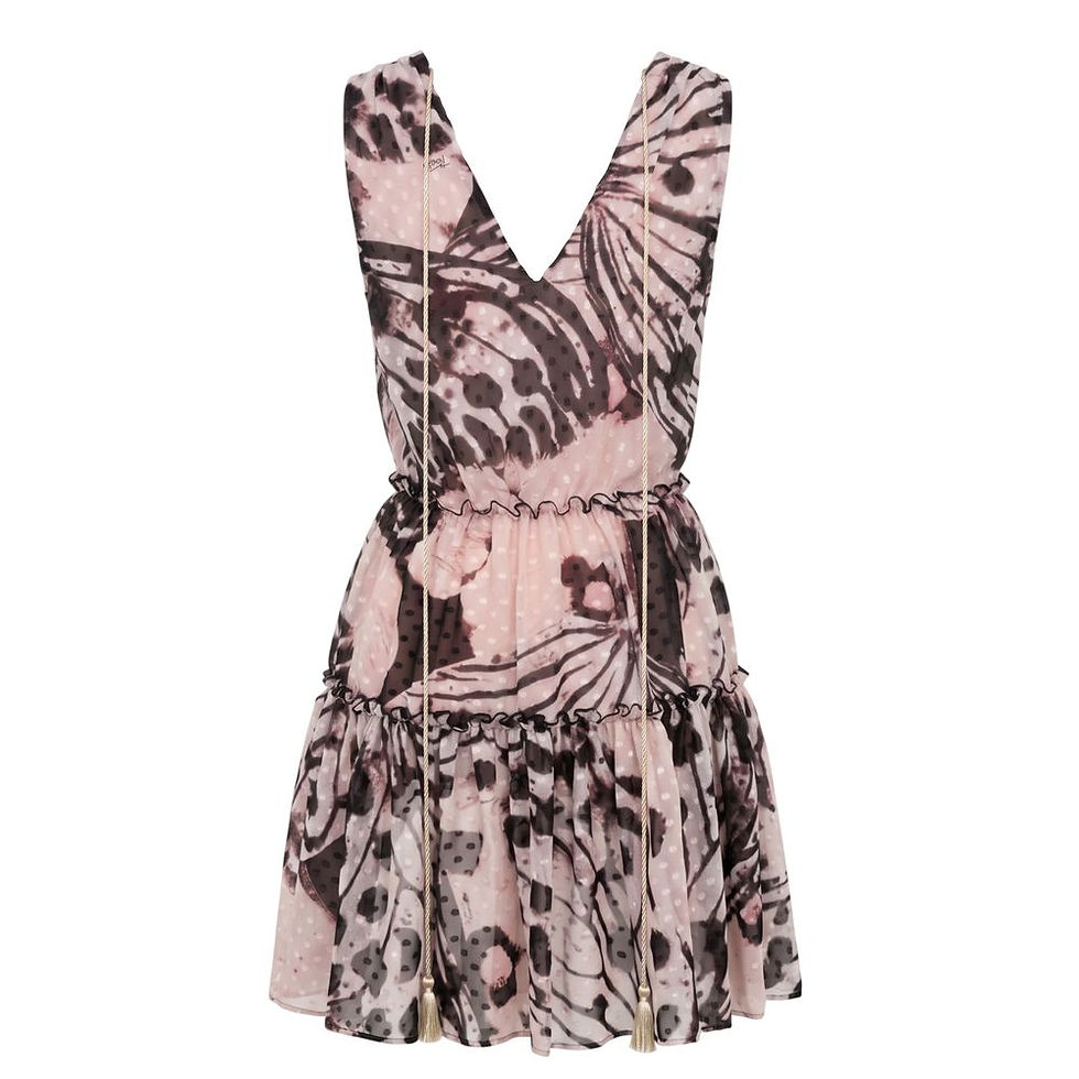 Miniatura: Trussardi Jeans Pink Polyester Women Dress