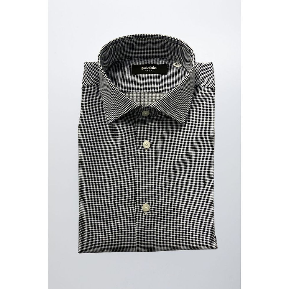 Baldinini Trend Blue Cotton Shirt