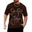 Miniatura: T-shirt manica corta Disney colorato Casual Streetwear