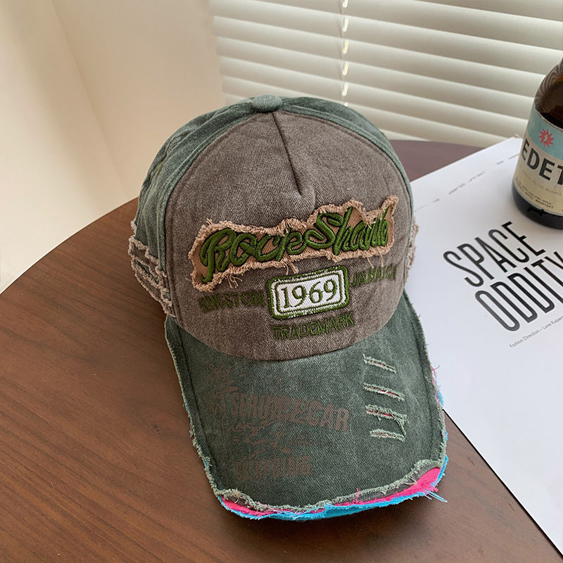 Miniatura: Berretto da Baseball con ricamo a lettera retrò primavera estate uomo donna cap