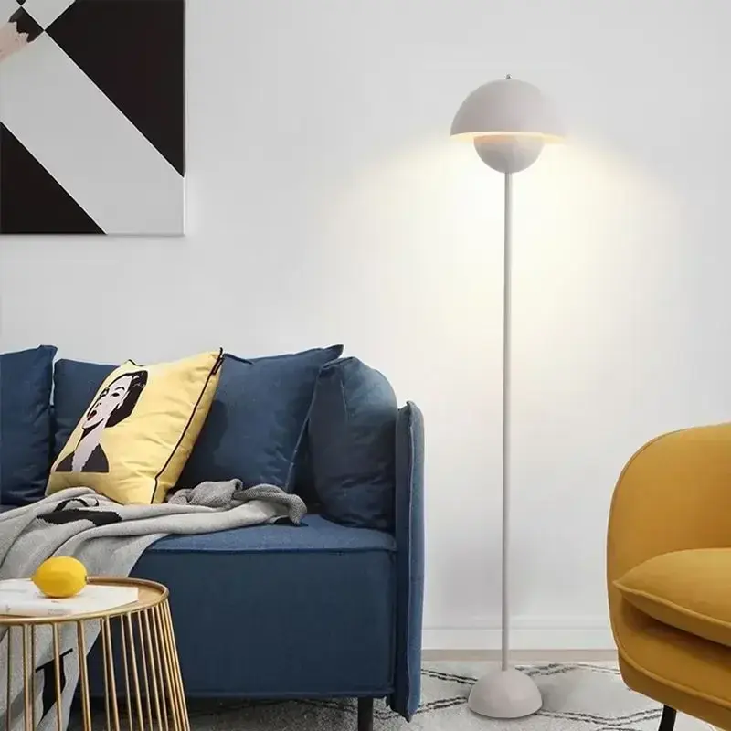 Miniatura: Lampada da Terra Danish Bud con Lampadina E27, Luce da Tavolo e Scrivania