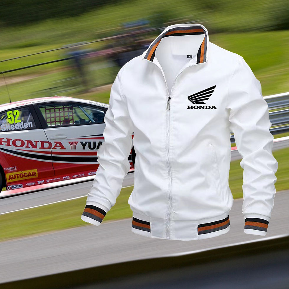 + Giacca sportiva con logo Honda