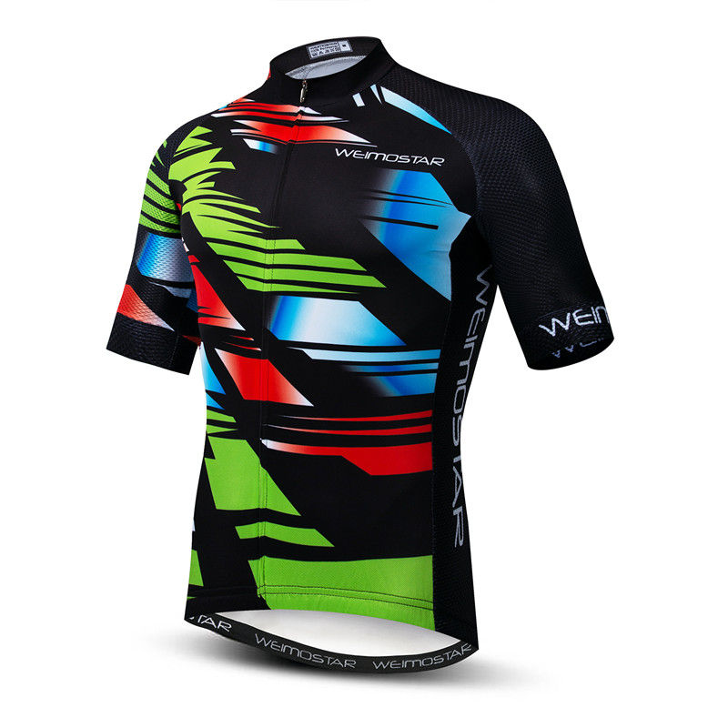 Miniatura: + Jersey Weimostar Top Green Cycling Funny men's Cookie Bicycle