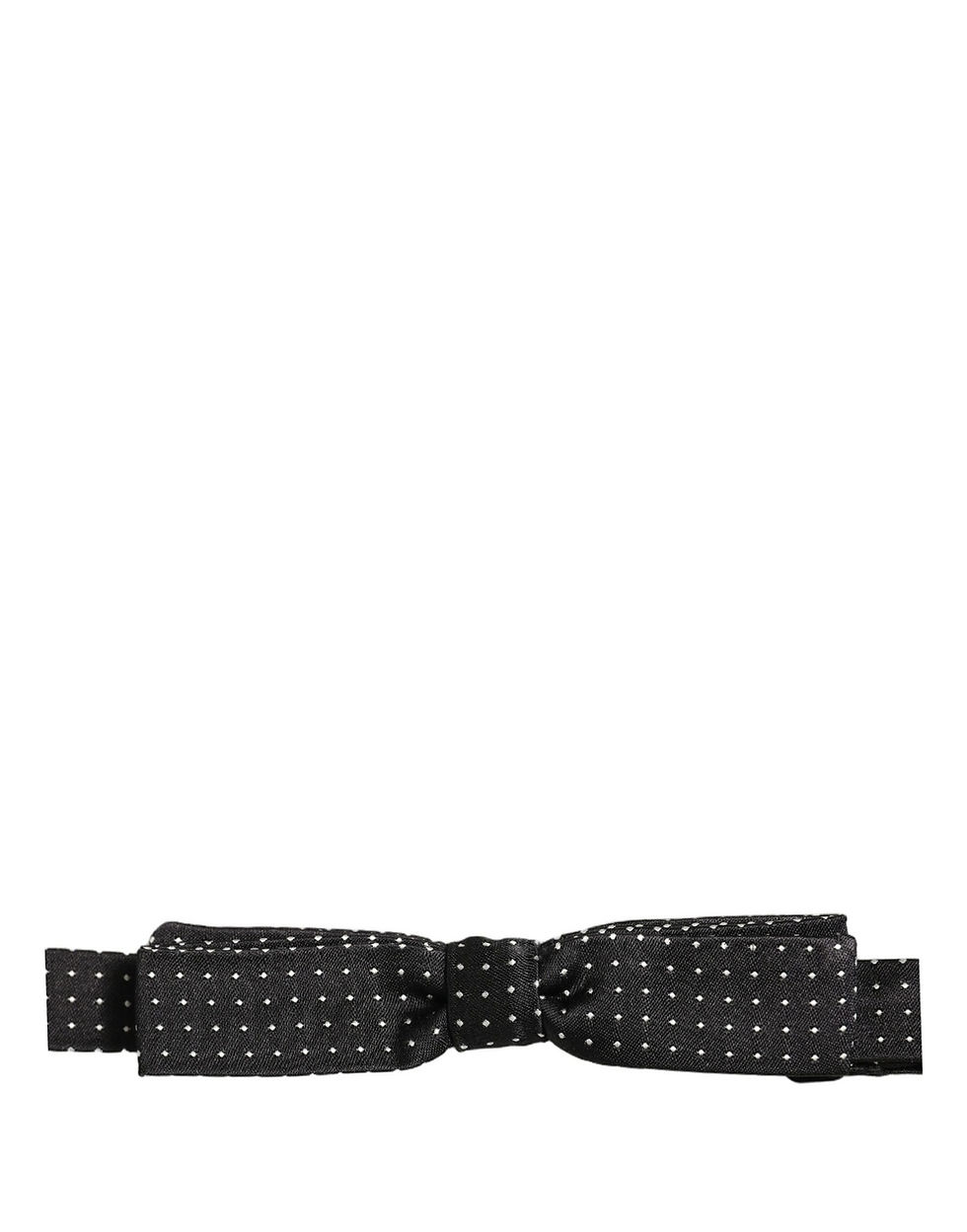 Miniatura: Dolce & Gabbana Black White Polka Dot Adjustable Neck Papillon Bow Tie