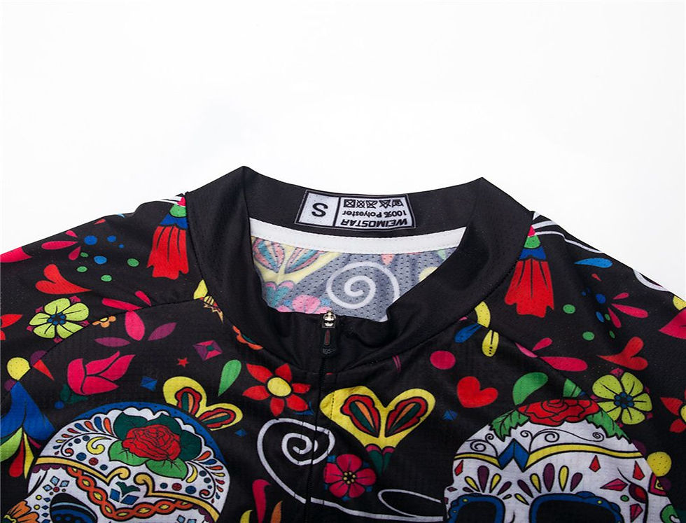 Miniatura: Maglia da ciclismo donna Skull abbigliamento Summer