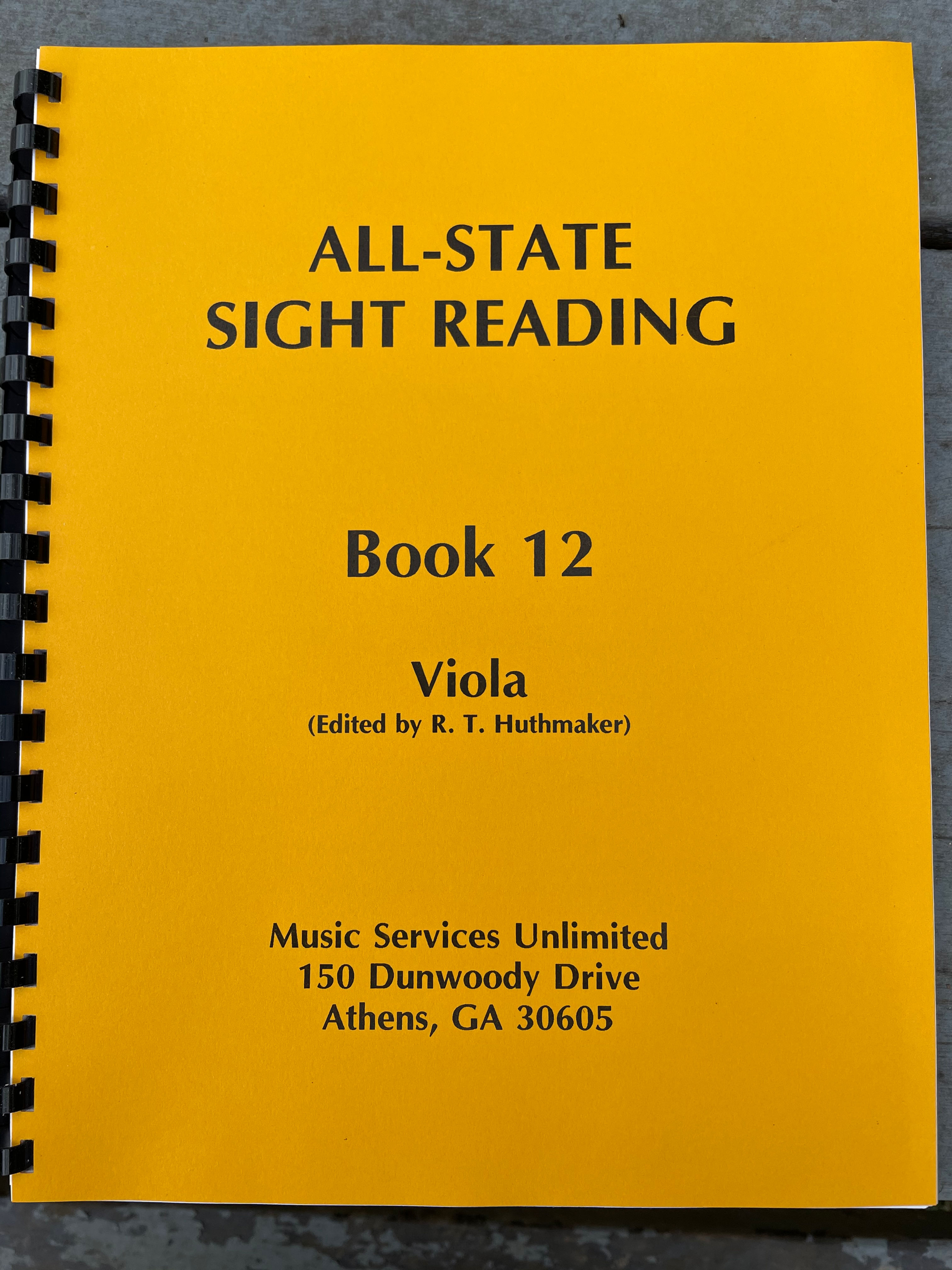 All State Sight Reading Book 12-Viola Digital Download