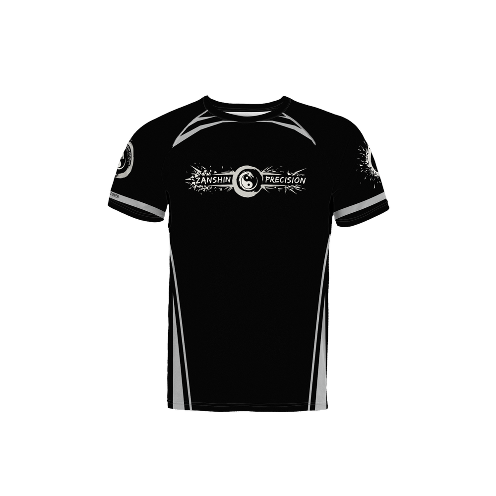 Men's Black Night Zanshin T-Shirt: Stealth And Power