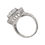 Miniature : Kenneth Jay Lane Vintage, Bague diamanté poire