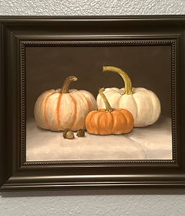 Three Pumpkins