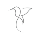 Sensate spa and studios. Humming bird logo