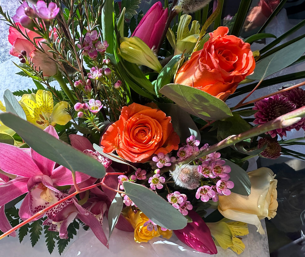 Thumbnail: pink purple white birthday flowers West Vancouver florist