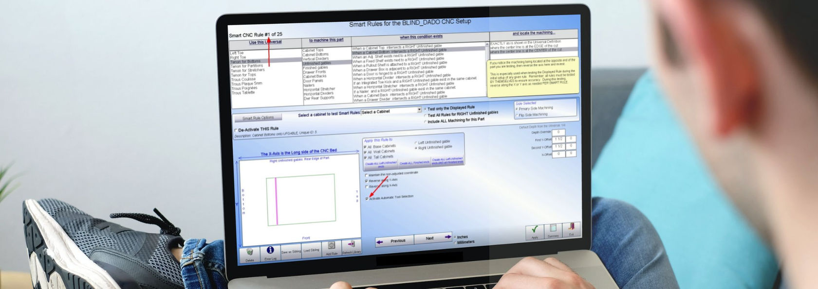 Cabinet Pro Automatic Tool Selection