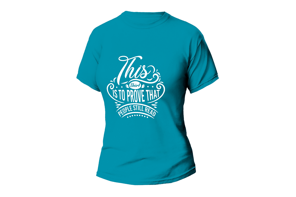 Thumbnail: THIS SHIRT IS TO PROVE THAT PEOPLE STILL READ WOMEN FITTED