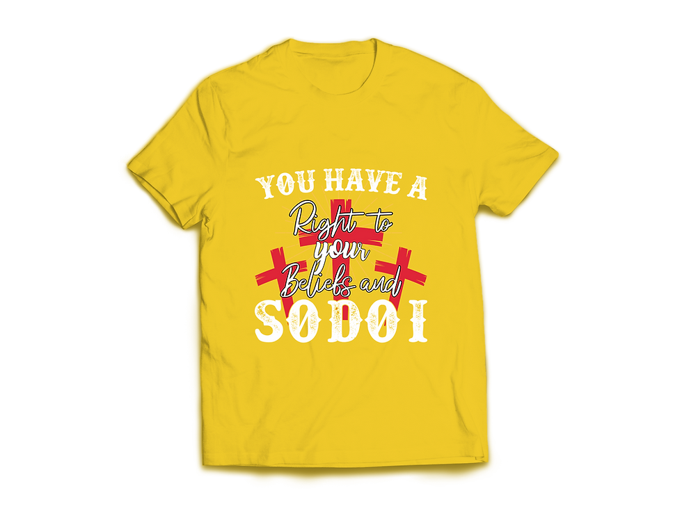 Thumbnail: YOU HAVE A RIGHT TO YOUR BELIFES AND SO DO I T-SHIRT