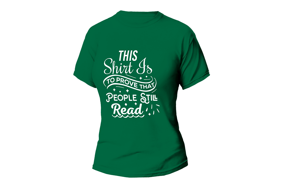 Thumbnail: THIS SHIRT IS TO PROVE THAT PEOPLE STILL READ WOMEN FITTED