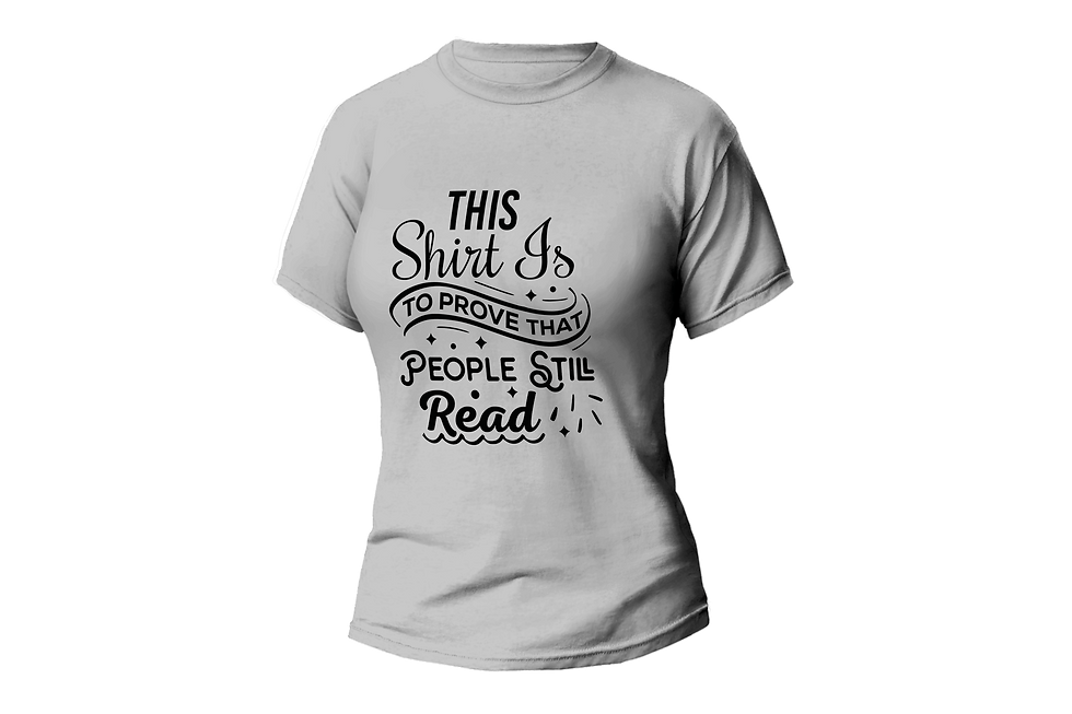 Thumbnail: THIS SHIRT IS TO PROVE THAT PEOPLE STILL READ WOMEN FITTED