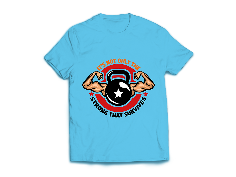 Thumbnail: IT IS NOT ONLY THE STRONG THAT SURVIVES T-SHIRT