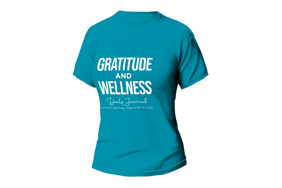 Thumbnail: GRATTITITUDE AND WELLNESS DIALY JOURNAL WOMEN FITTED SHIRT