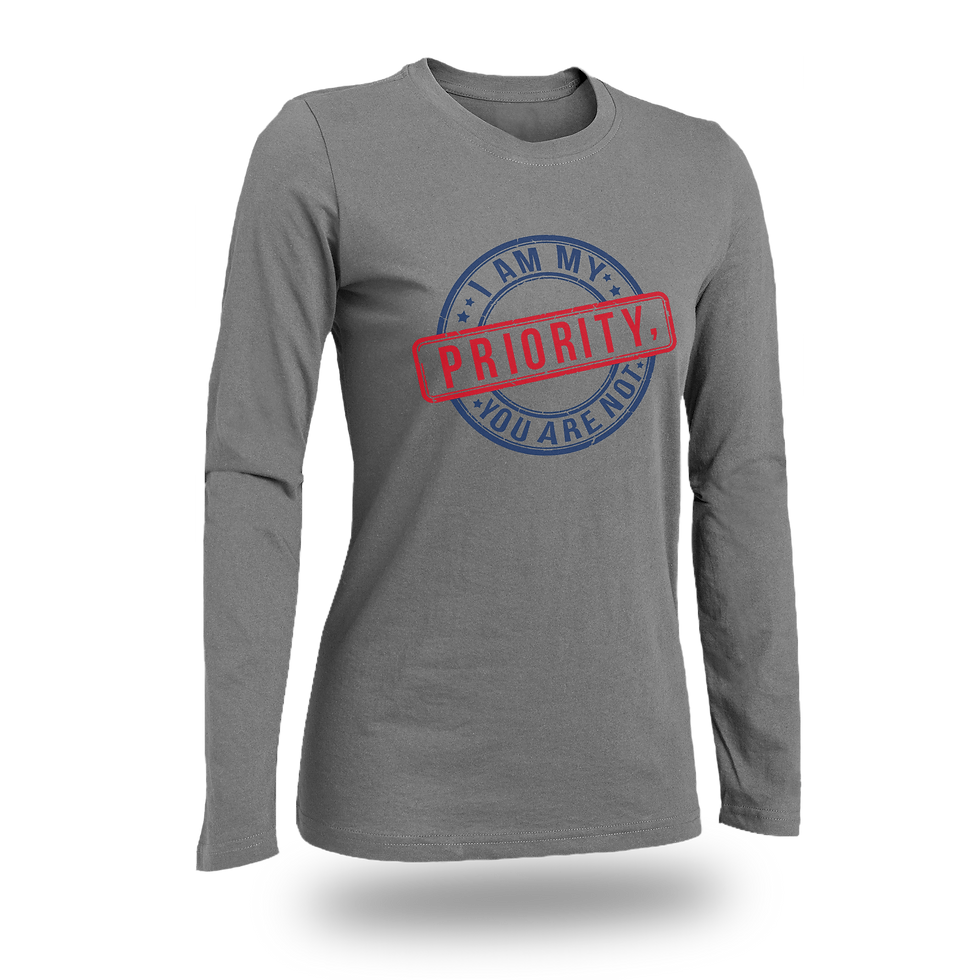 Thumbnail: I AM MY PRIORITY, YOU ARE NOT WOMEN FITTED SHIRT
