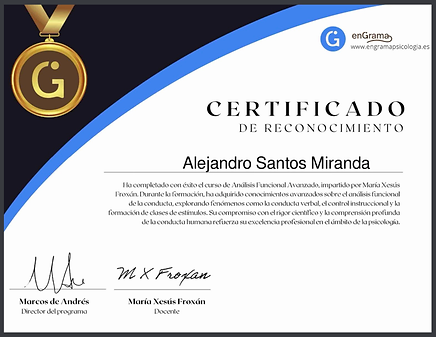Diploma (Formación con María Xesús Froxán)
