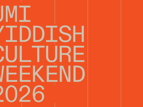 Yiddish Culture Weekend 2026