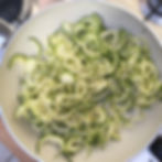 Courgetti Noodles, Zoodles, Gluten Free Past