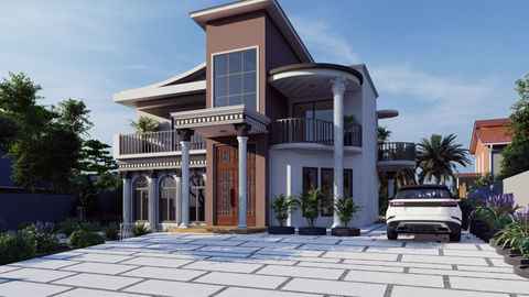 modern house design Rwanda, East Africa