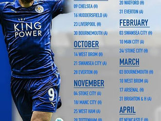 The Cadburys Premier League Fixtures 2017-2018 subject to SKY and BT Sports