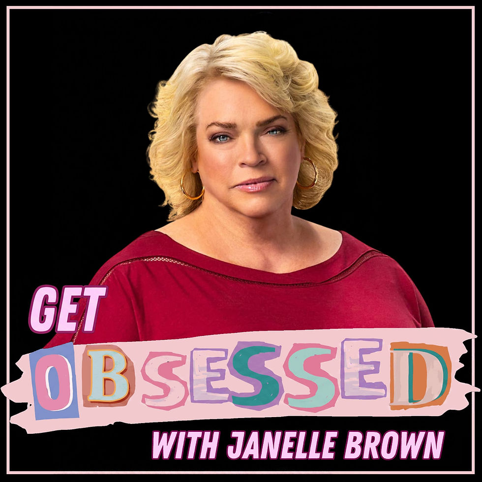 Janelle Brown appearing on the Get Obsessed podcast with Julie Lokun, discussing life after plural marriage, grief, and personal reinvention.