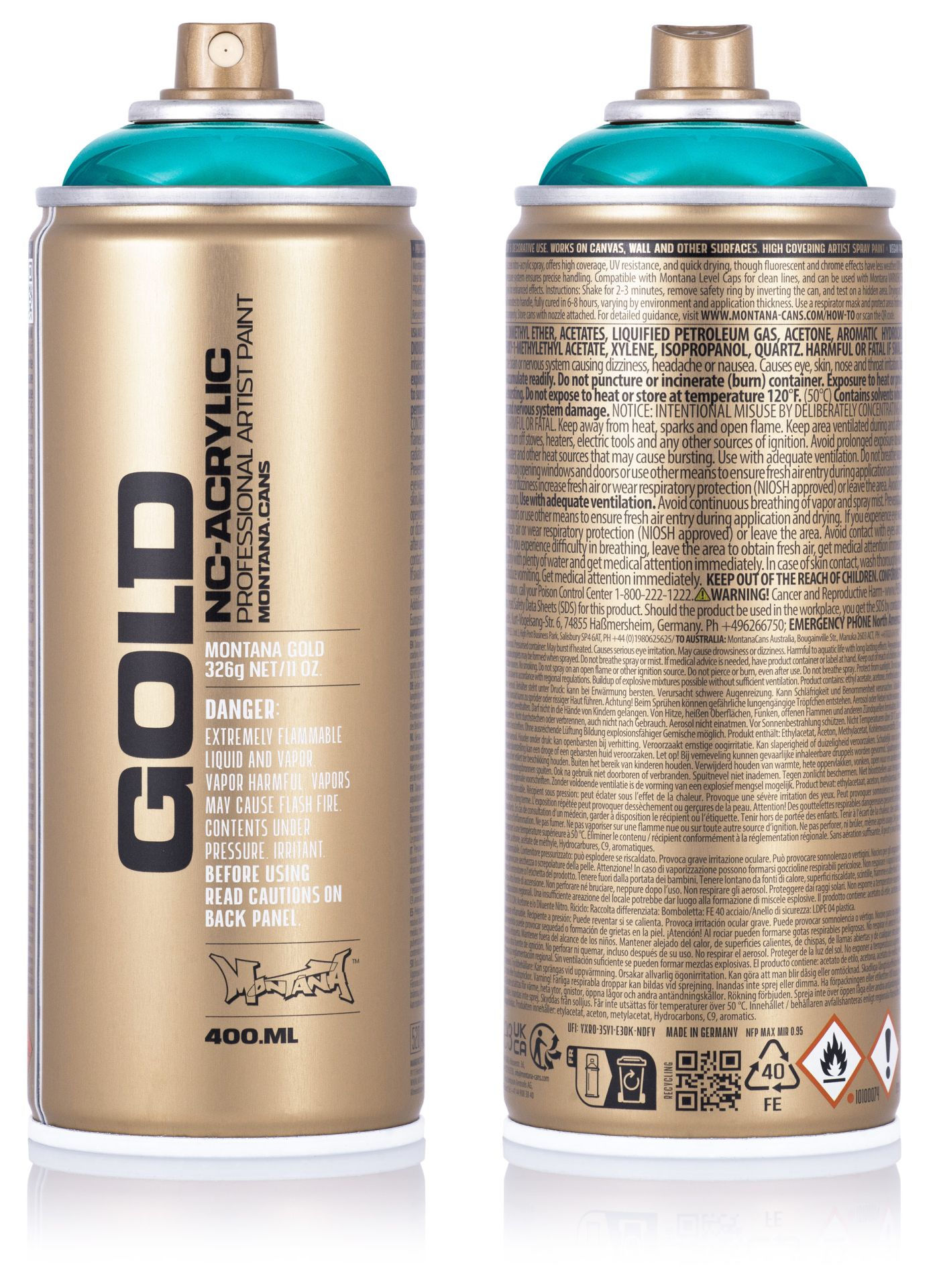 Montana GOLD 400ml - Transparent Colors