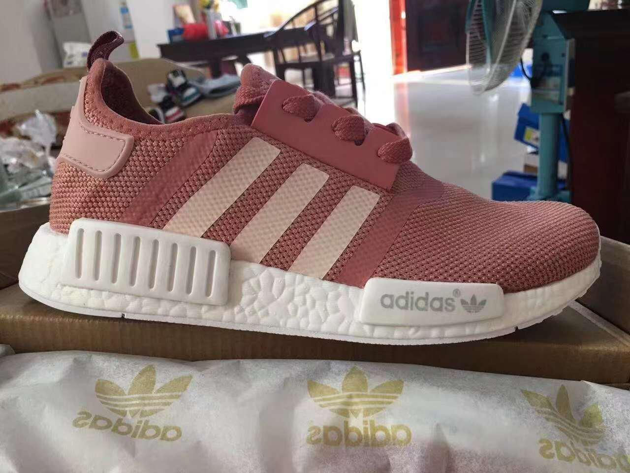 TÊNIS ADIDAS NMD ROSA E BRANCO