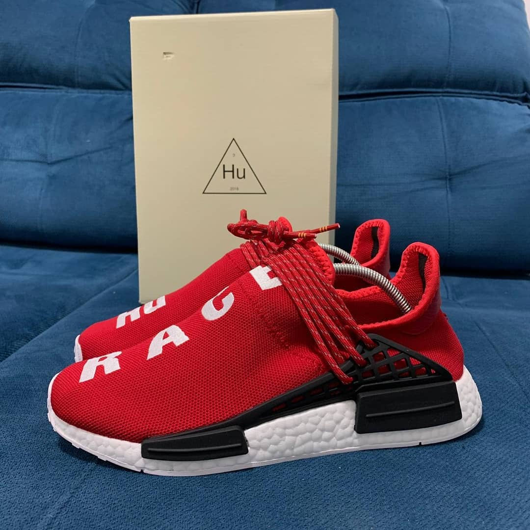 TÊNIS ADIDAS NMD PHARRELL WILLIAMS HUMAN RACE VERMELHO