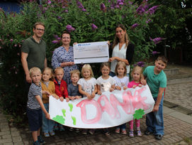 400 Euro für Kita St. Trinitatis – danke an das Team vom Haus Felsengrund! 