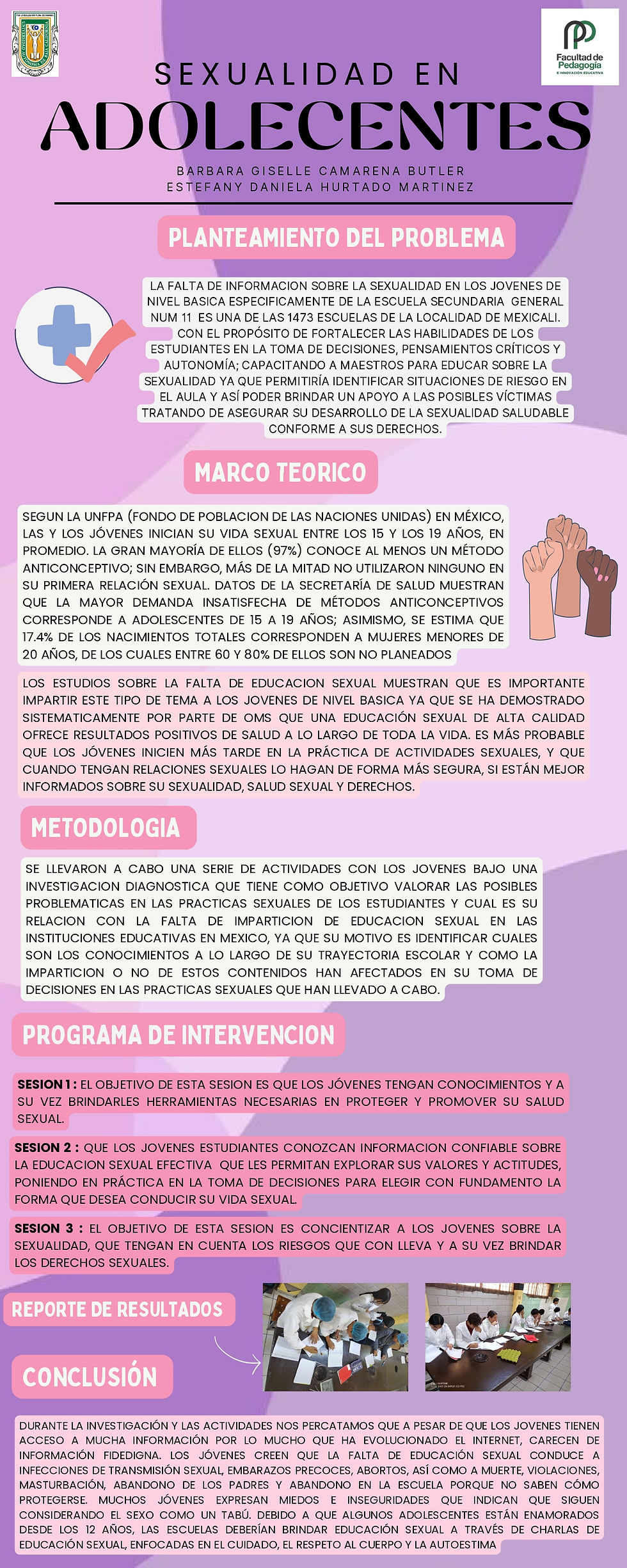 Barbara Camarena Butler y Estefany Hurtado Martinez