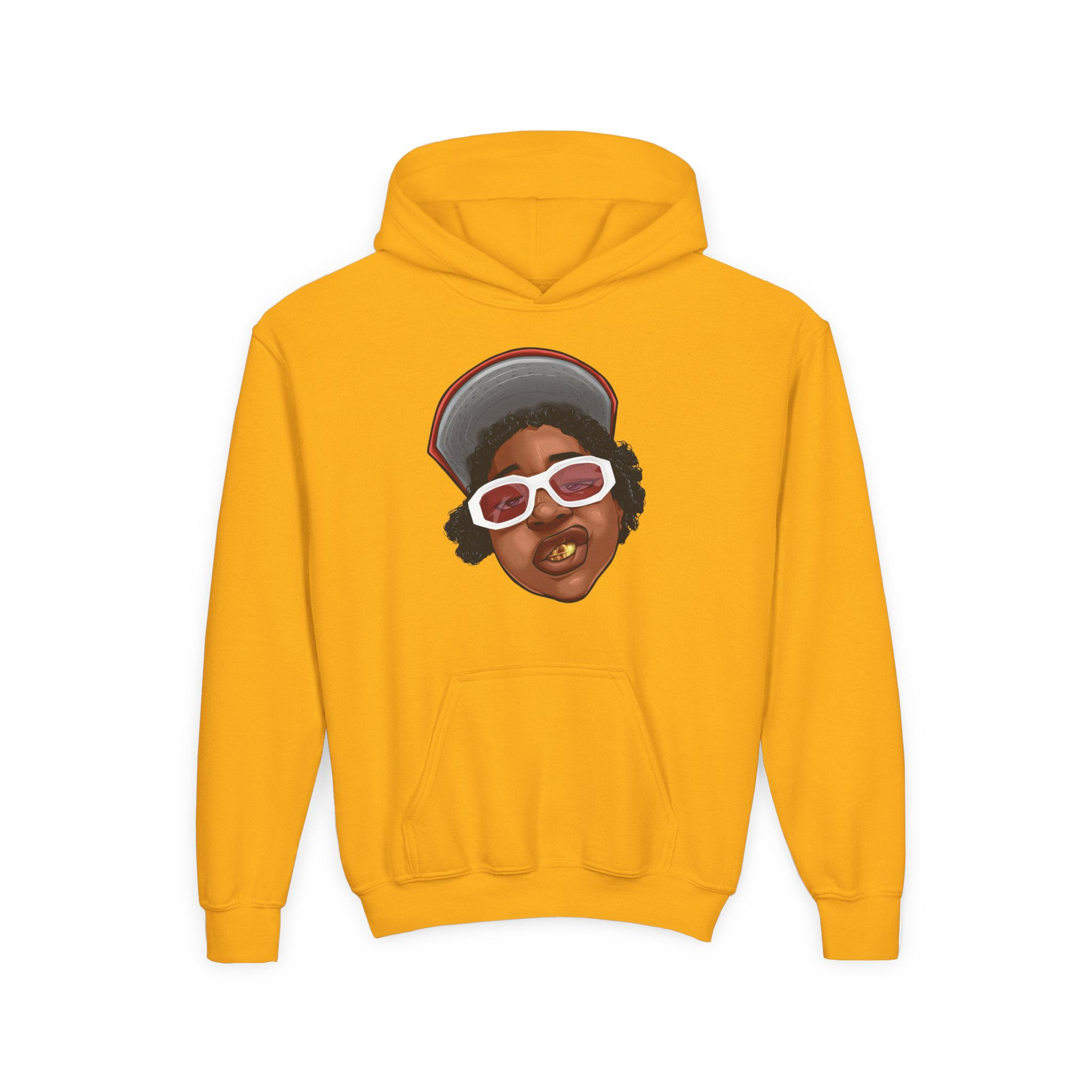 Creed B Good Gold Grill Kids Hoodie | Yellow 