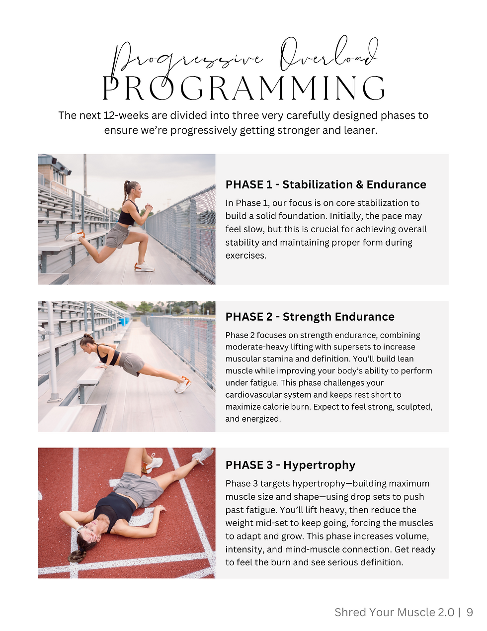 Thumbnail: Shred Your Muscle 2.0 | 12-Week Progressive Overload Workout Series