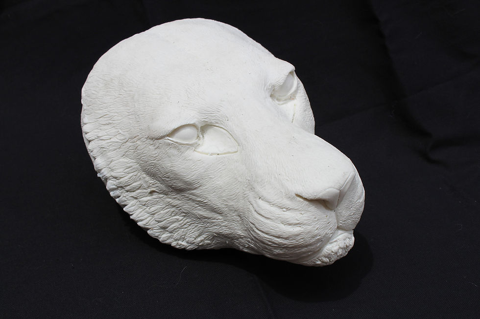 Thumbnail: Realistic Big Cat Paintable Mask Resin Blank